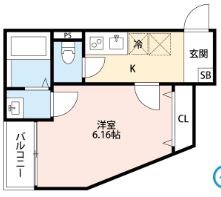 CRASTINE常盤平 303号室 間取り