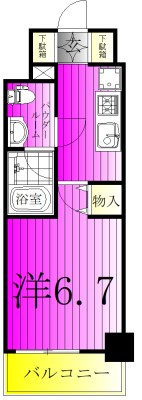 S-RESIDENCE松戸bene 303号室 間取り