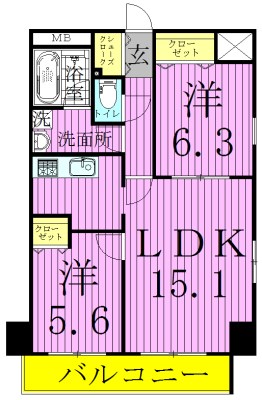 ロイヤルＫＪ 間取り図