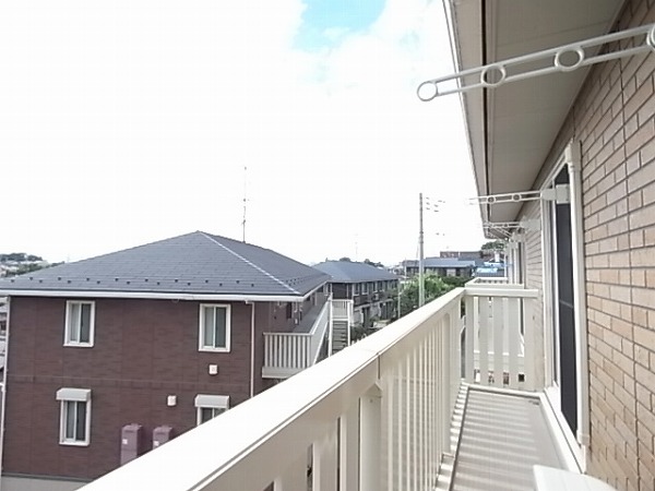 ウィルビューD棟 ベランダ