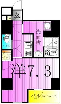 RELUXIA　北千住 間取り図