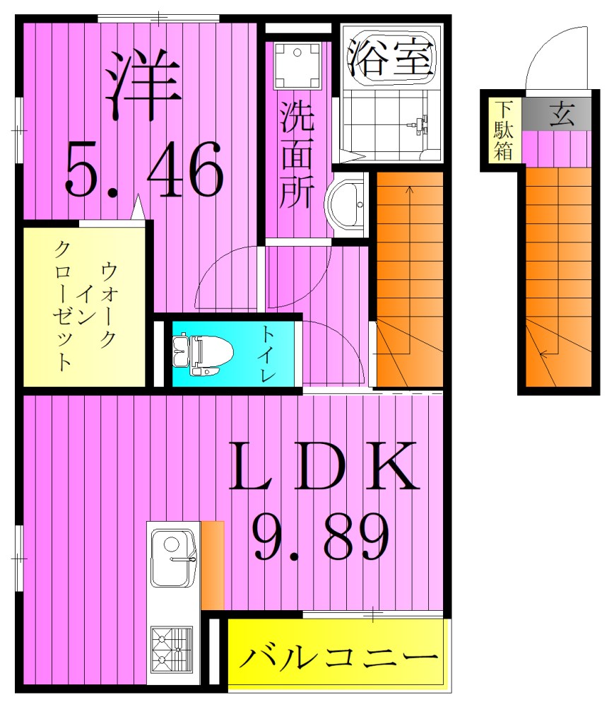 サン　クローバー 間取り図