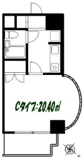 T`sgarden南柏 608号室 間取り