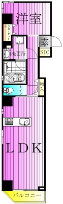 綾瀬プラチナビル 間取り図