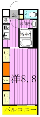 リブリ・Ｋ＆Ｋ 306号室 間取り