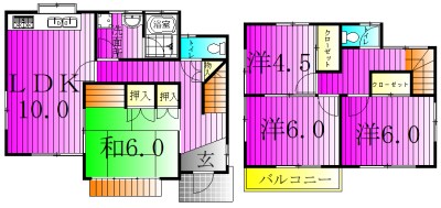 柏市塚崎戸建 間取り
