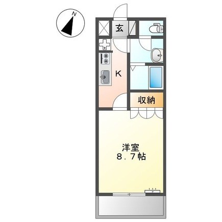 リリーガーデン 203号室 間取り