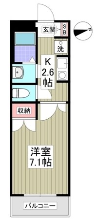 リブレス我孫子 102号室 間取り