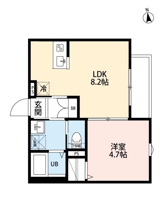 robot home 南流山Ⅱ 202号室 間取り