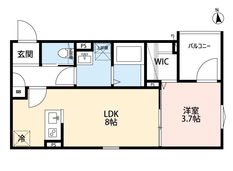 robot home 南流山Ⅱ 103号室 間取り