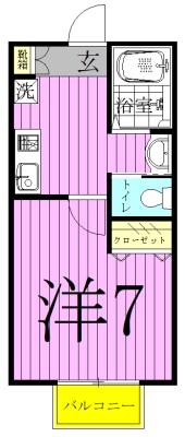 エムズシャトー 間取り図