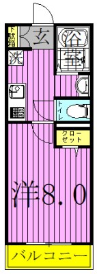 LUMINAIRE～ルミナーレ～ 101号室 間取り