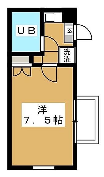 ベルメゾン 201号室 間取り