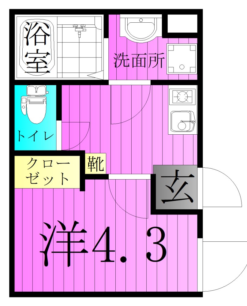 ＲＥＳＩＢＡ　ＡＹＡＳＥ 間取り図