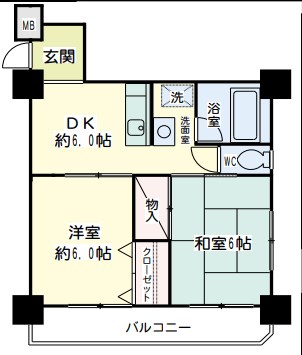 コートアオイ 間取り図
