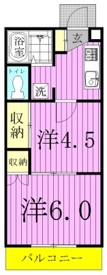 コーポカワイ 203号室 間取り
