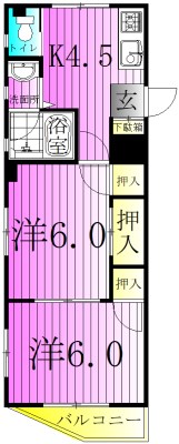コーポ川井 間取り図