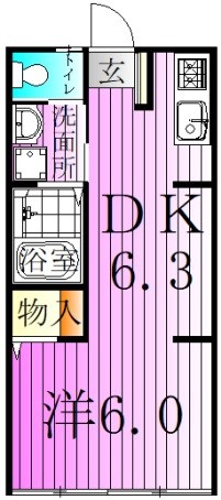 ウインズ・タチバナ 間取り図