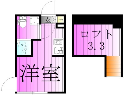 ハーモニーテラス西亀有Ⅱ 間取り図