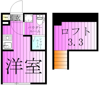ハーモニーテラス西亀有Ⅱ 間取り図