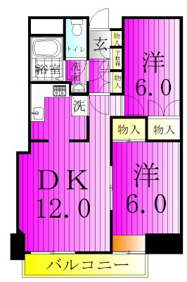 PRISM　COURT綾瀬 間取り図