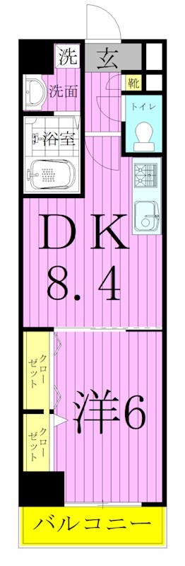 メゾンドソレイユ 間取り図