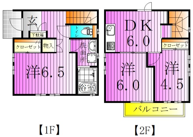 西綾瀬3丁目戸建 間取り図