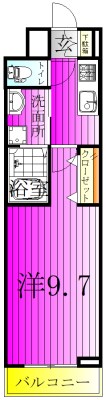 マウンテンエミネンスⅦ 202号室 間取り