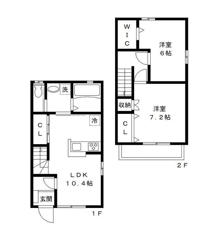 アイリス 102号室 間取り