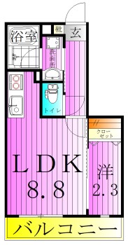 プランドール  間取り図