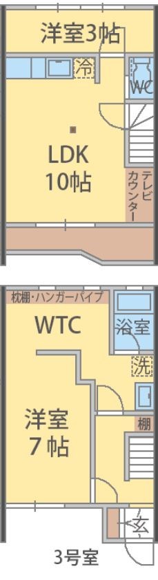 シャルム・Ⅰ 003号室 間取り