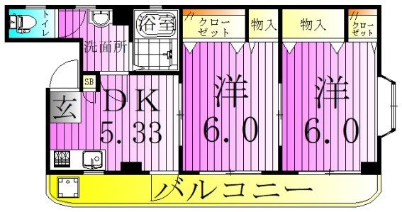 Mグレイス７ 間取り図
