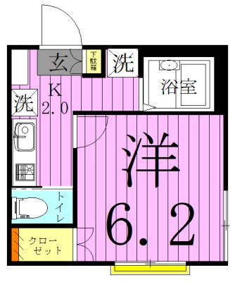 オーネスト西新井 間取り図