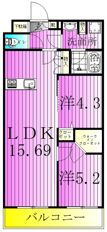 SPコート保塚町 間取り図
