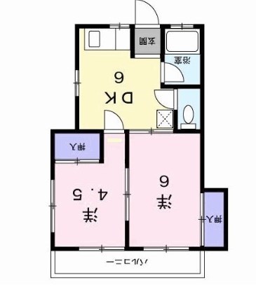 グレイスハイツ 101号室 間取り
