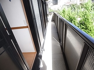 グリーンウェーブⅡ  ベランダ