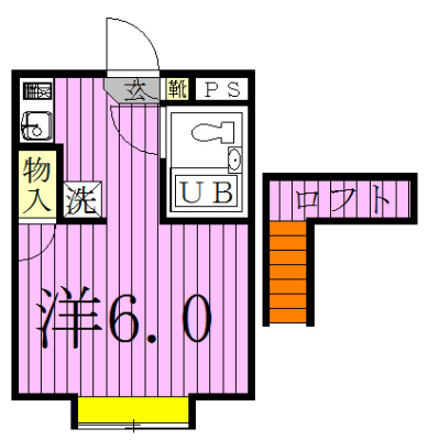 ベルピア五香第2-1 103号室 間取り