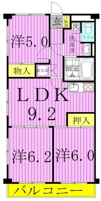ヤマユウ第２ビル 101号室 間取り