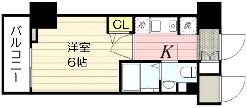 N-Stage三郷 402号室 間取り