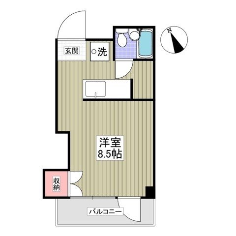 メゾン・ドゥ・ソレイユ 303号室 間取り