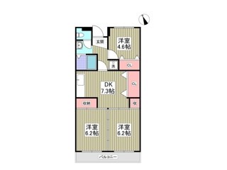 飯沼ハイツ 205号室 間取り