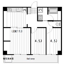 レジデンスユーカリ 間取り図