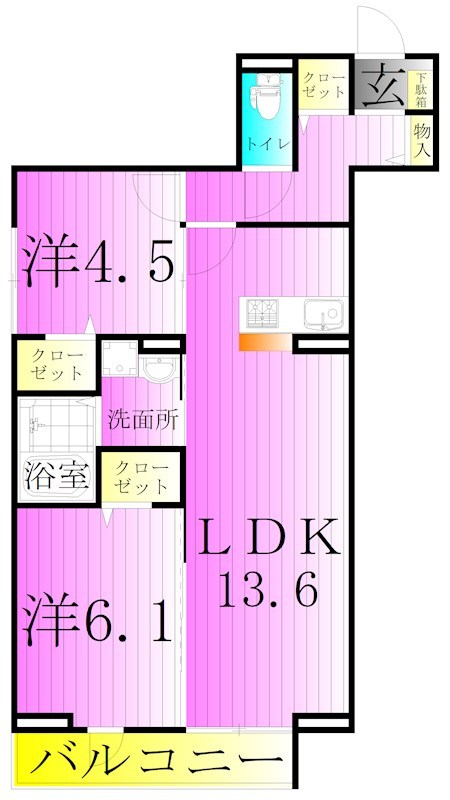 グラナーデ八潮 間取り図