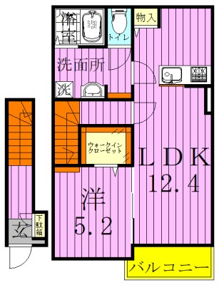 フレグランス1 間取り図