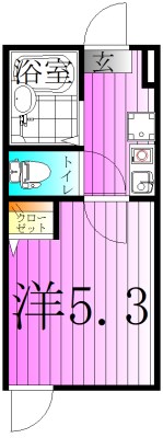 アーバングレイス五反野Ⅰ 間取り図