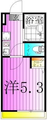 アーバングレイス五反野Ⅰ 間取り図