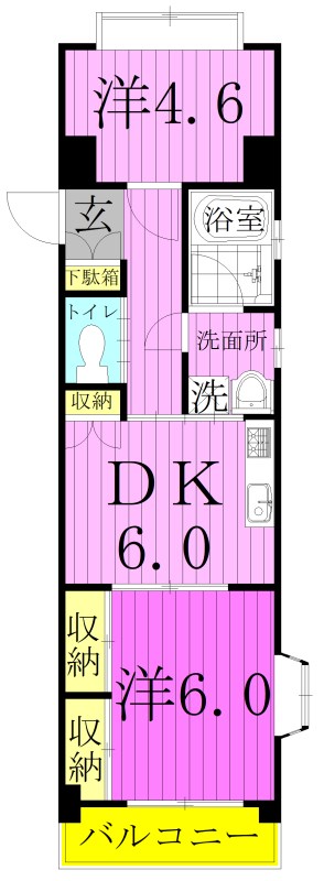 第110新井ビル 間取り図