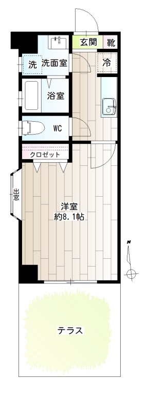 エーデルブルーメビッケ 間取り図
