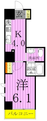 朱雀楼　東京 間取り図