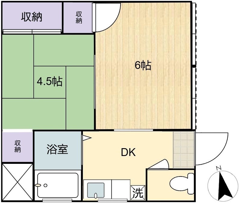 こじまマンション 102号室 間取り